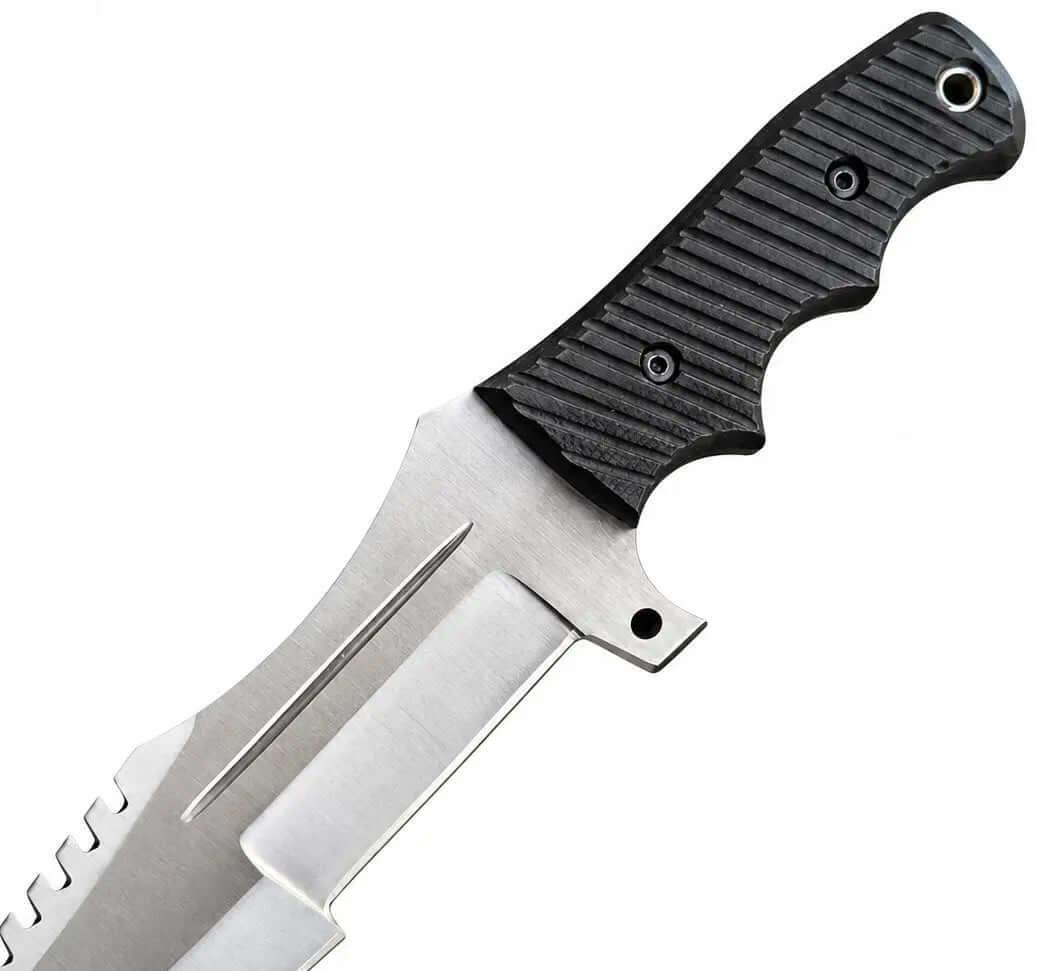 Csgo Huntsman Knife - Game Knife Replica With Leather Sheath - Unique Blades Runner