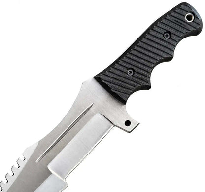 Csgo Huntsman Knife - Game Knife Replica With Leather Sheath - Unique Blades Runner