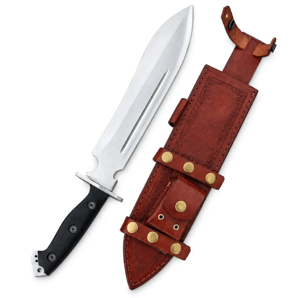 Custom Handmade Bowie Knife – Carbon Steel Blade with G10 Handle - Unique Blades Runner
