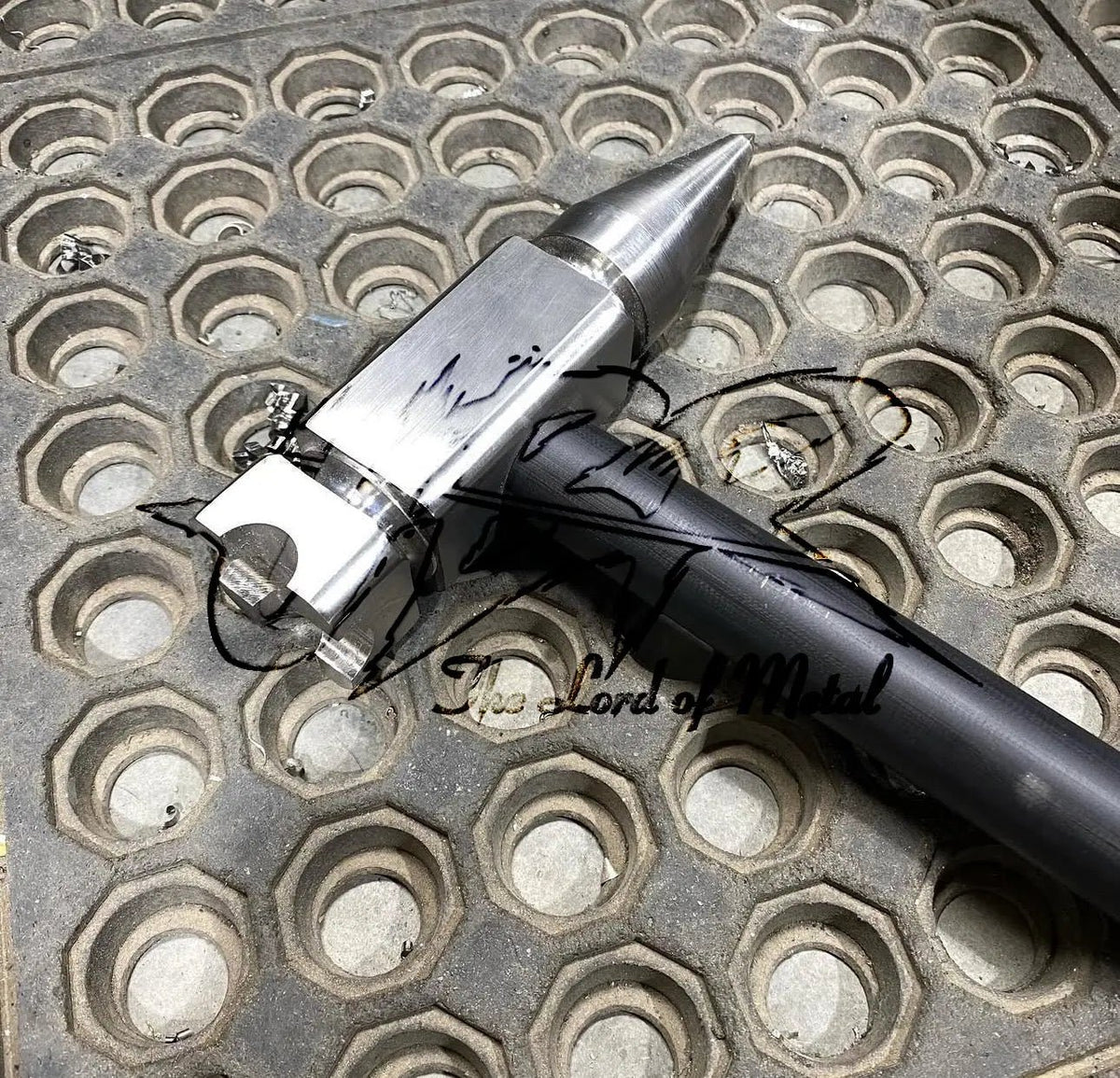 Custom Handmade D2 Steel Hammer | Micarta Handle | Durable & Unique - Unique Blades Runner