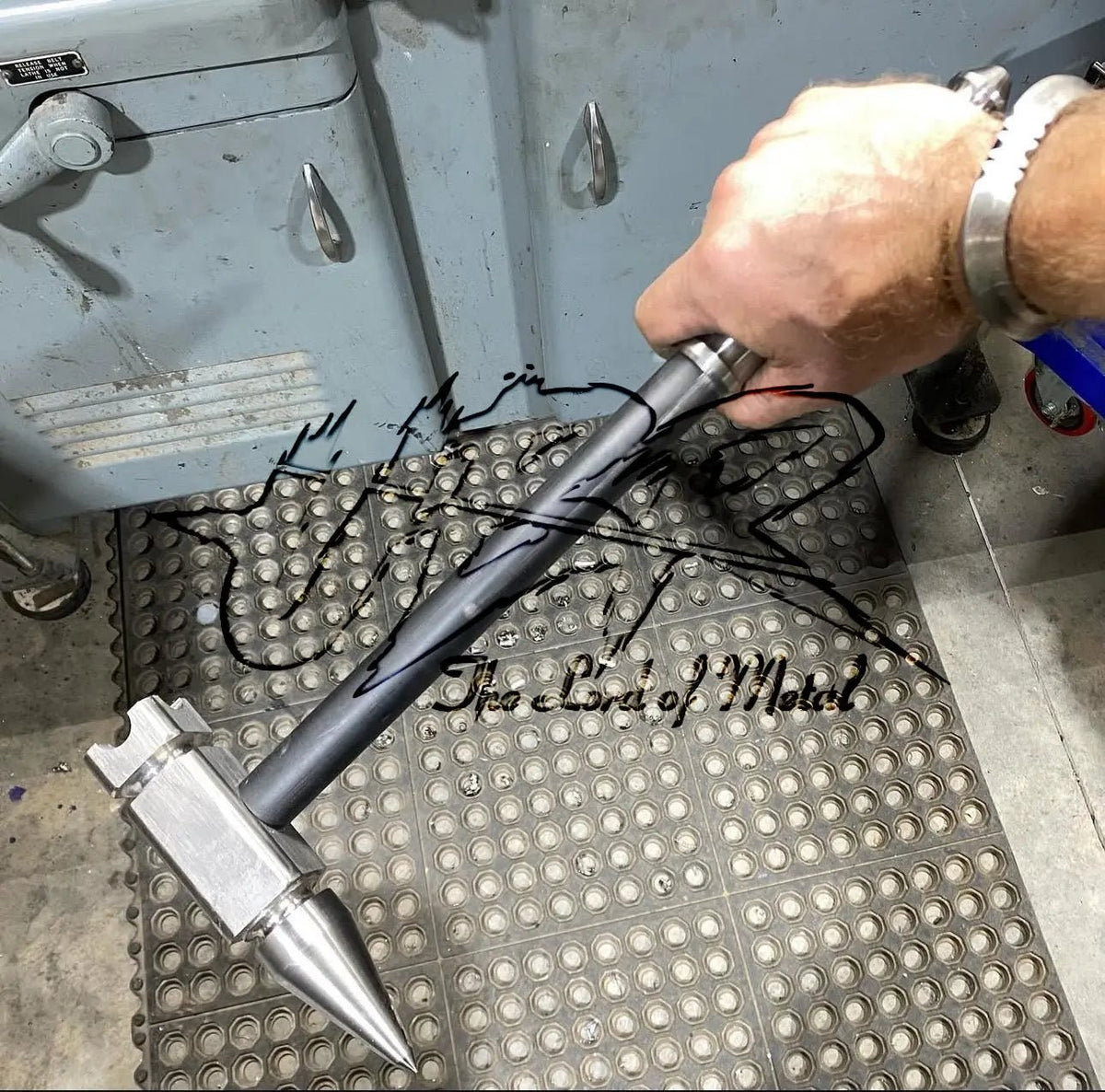Custom Handmade D2 Steel Hammer | Micarta Handle | Durable & Unique - Unique Blades Runner