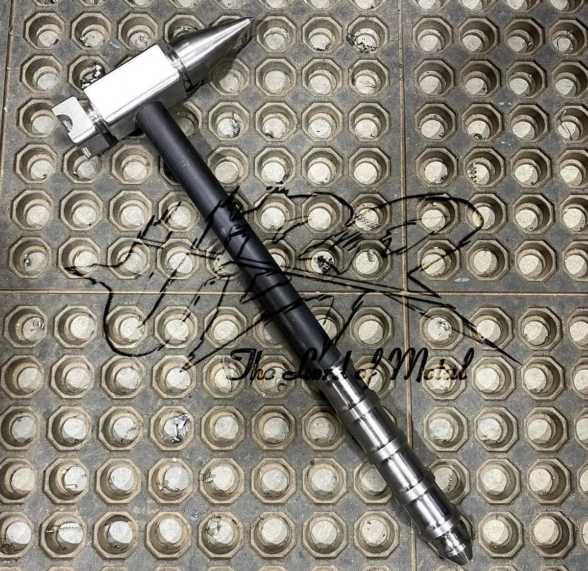 Custom Handmade D2 Steel Hammer | Micarta Handle | Durable & Unique - Unique Blades Runner