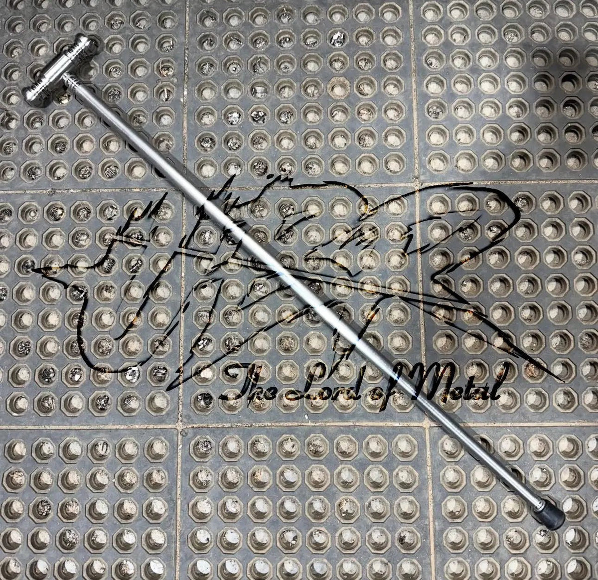 Custom Handmade D2 Steel Walking Stick – Durable & Stylish Cane - Unique Blades Runner