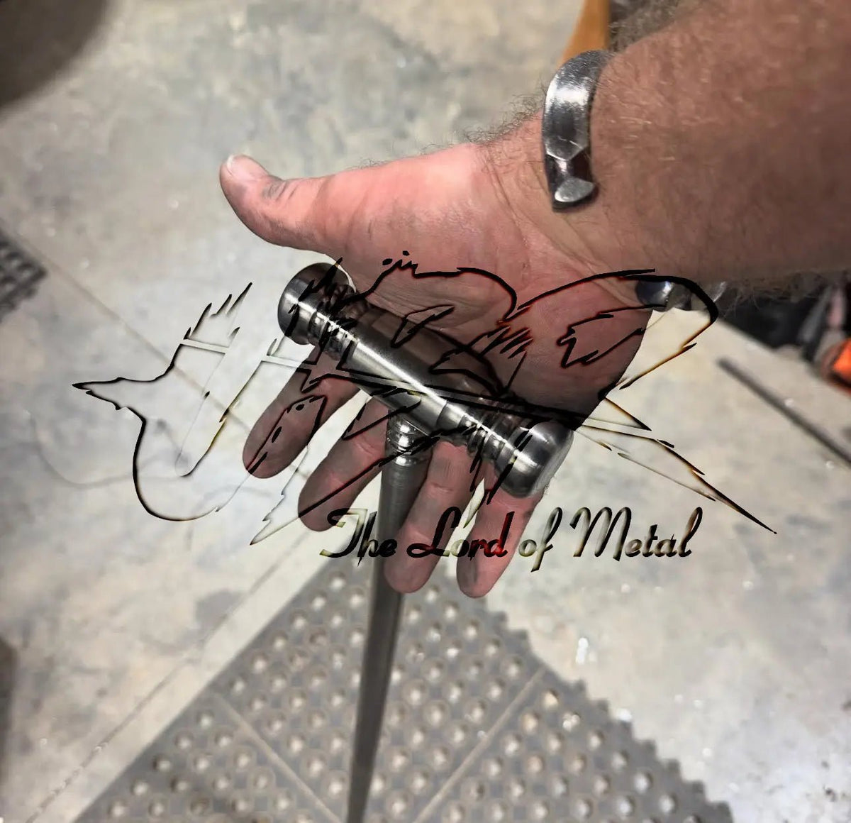 Custom Handmade D2 Steel Walking Stick – Durable & Stylish Cane - Unique Blades Runner