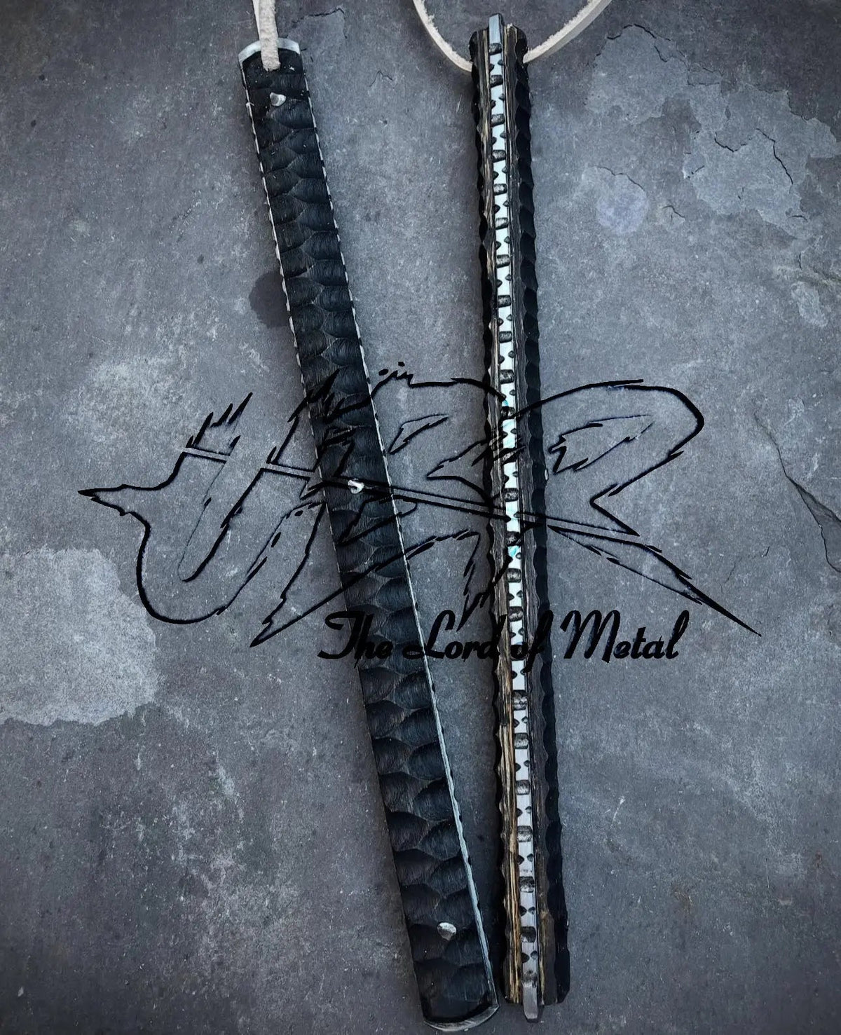 Custom Rebar Tire Thumper Stick | Heavy-Duty Rebar Thumper with Paracord Grip | UBR - Unique Blades Runner