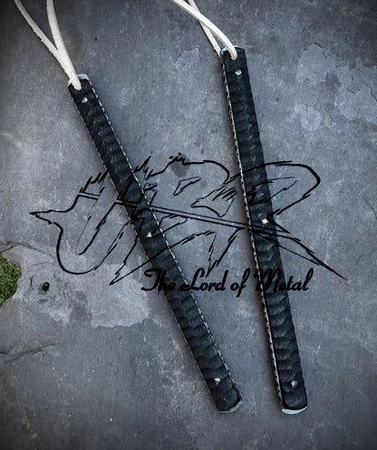Custom Rebar Tire Thumper Stick | Heavy-Duty Rebar Thumper with Paracord Grip | UBR - Unique Blades Runner