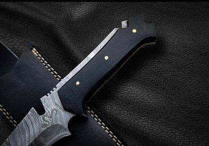 Damascus version Jack Krauser Knife - Resident Evil 4 Krauser Knife - Unique Blades Runner