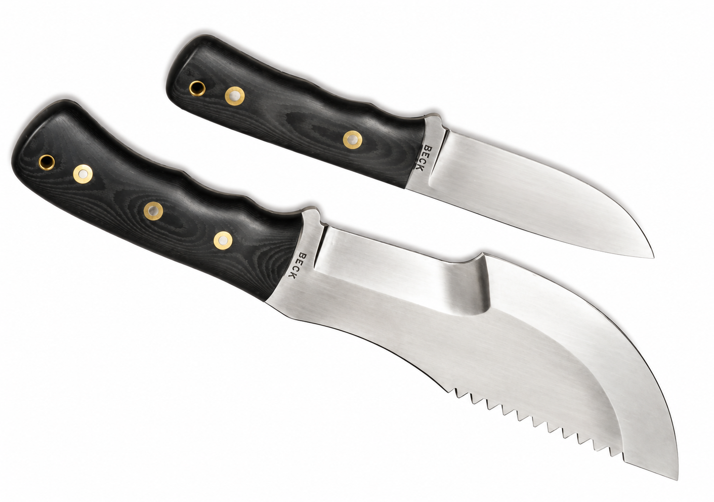 David Beck Tracker Knife - Bushcraft Knife With Leather Sheath Unique Blades Runner