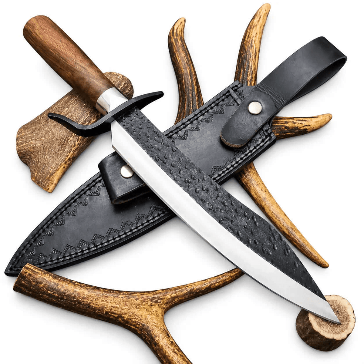 Game OF Thrones Knife - Carbon Steel Blade With Leather Sheath - Unique Blades Runner
