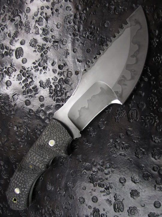 Hamon Finish Tracker Knife | Micarta Handle Collector Edition Unique Blades Runner