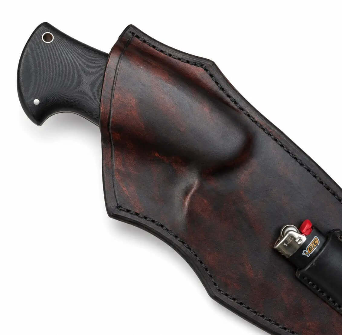 Hand-Forged Survival Knife – High Carbon Steel with Black Micarta Handle - Unique Blades Runner