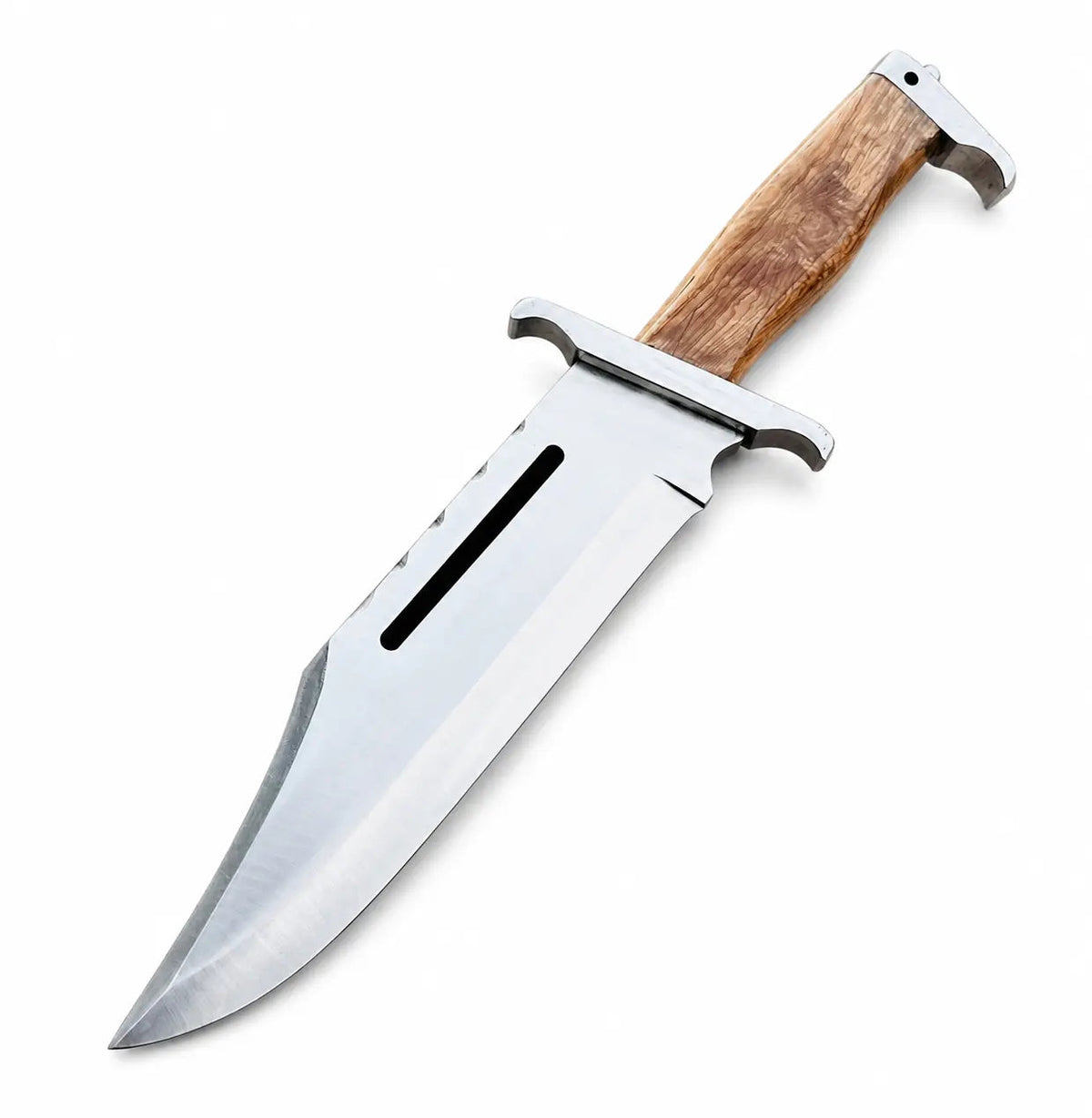 Handmade Bowie Knife – D2 Tool Steel Survival Knife with Leather Sheath - Unique Blades Runner
