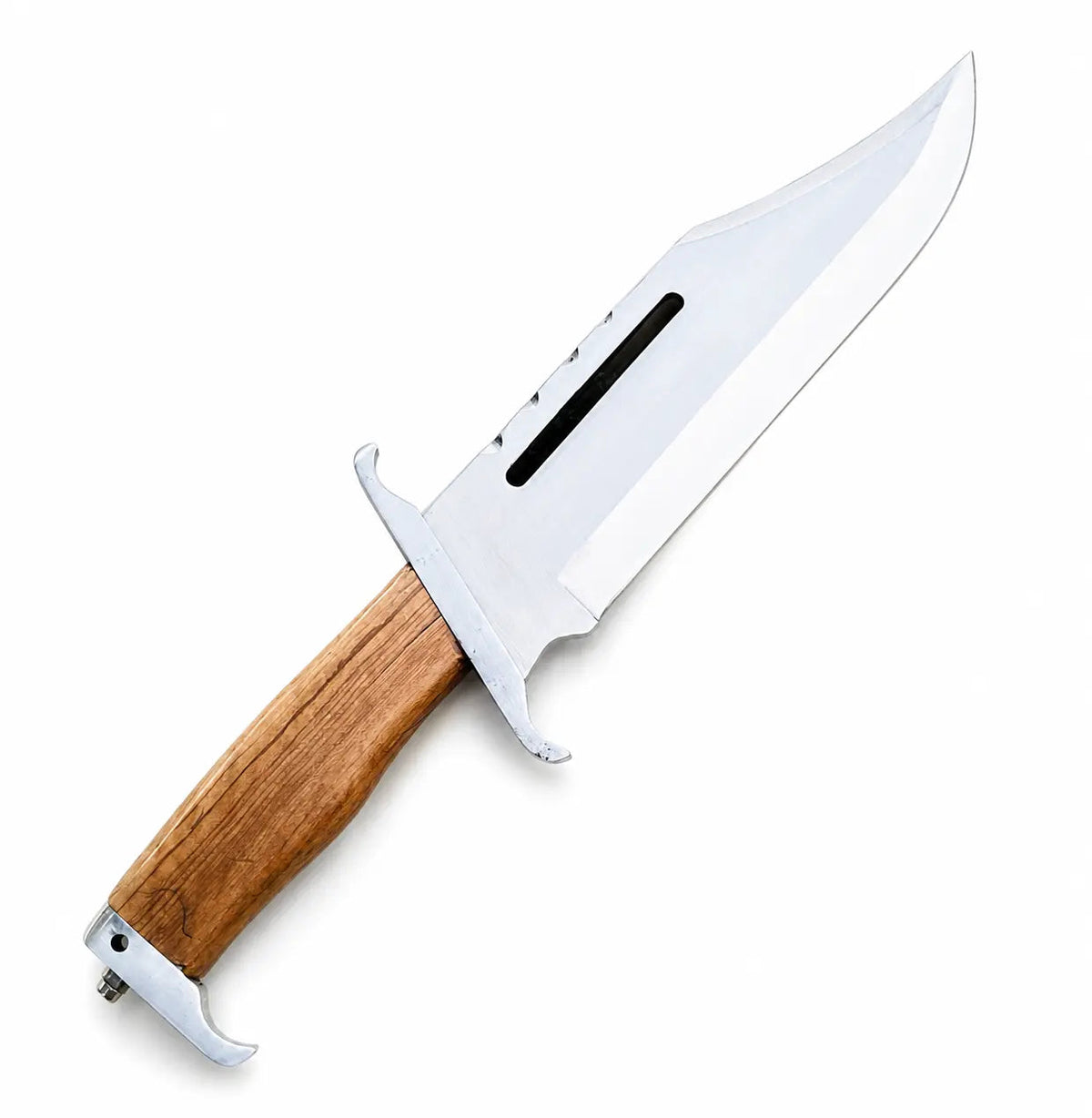Handmade Bowie Knife – D2 Tool Steel Survival Knife with Leather Sheath - Unique Blades Runner