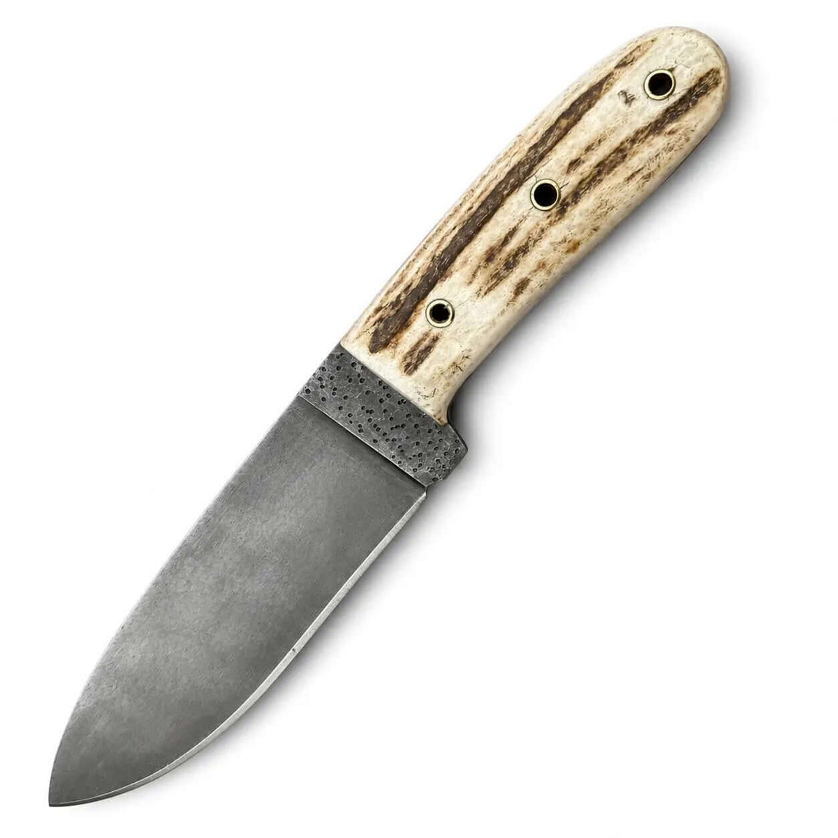 Handmade Bushcraft Knife – Full Tang Fixed Blade with Stag Antler Handle - Unique Blades Runner
