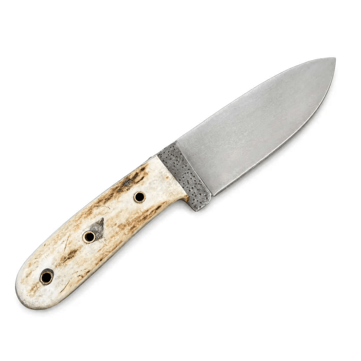Handmade Bushcraft Knife – Full Tang Fixed Blade with Stag Antler Handle - Unique Blades Runner