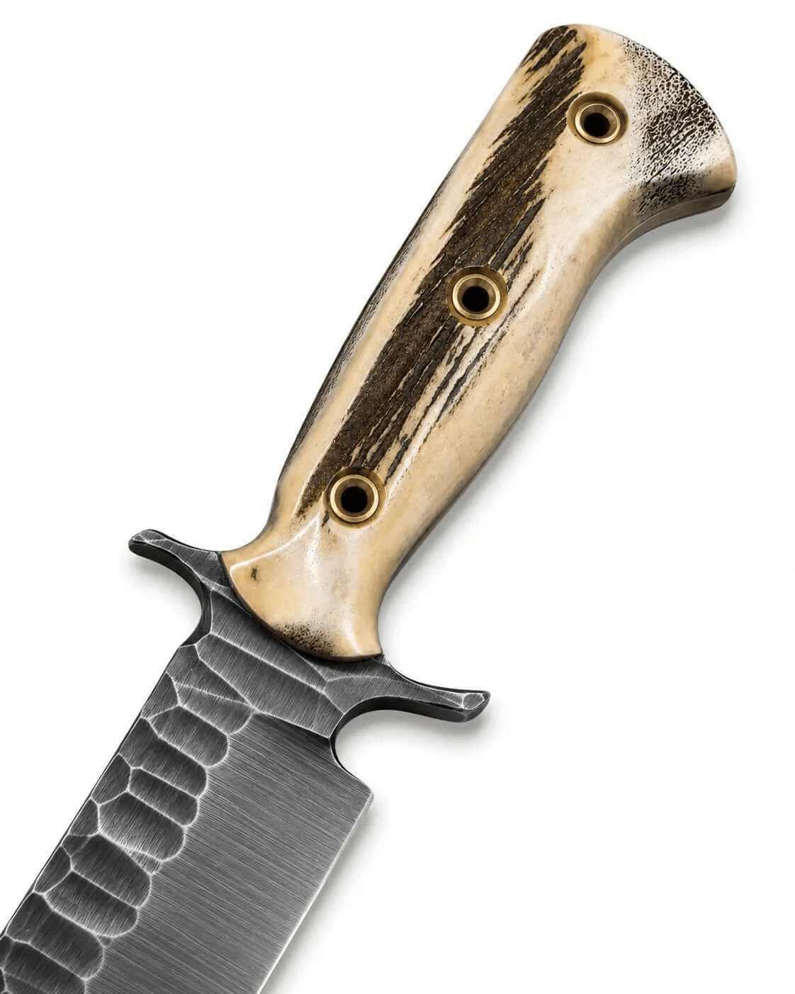 Handmade Camp Knife – Full Tang Fixed Blade with Stag Antler Handle - Unique Blades Runner
