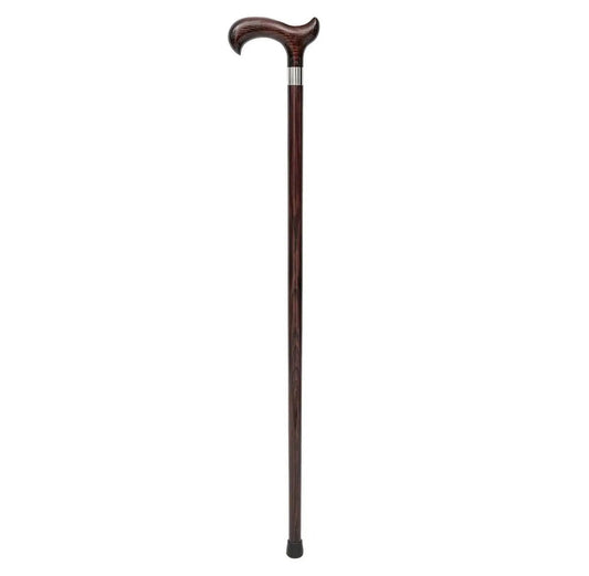 Handmade Classic Wood Best Walking Cane With Curved Handle – Elegant Design - Unique Blades Runner