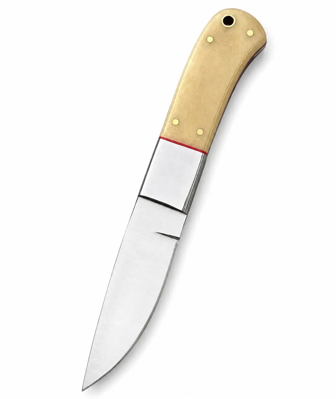 Handmade Hunting Skinner Knife with Bone Handle - Unique Blades Runner