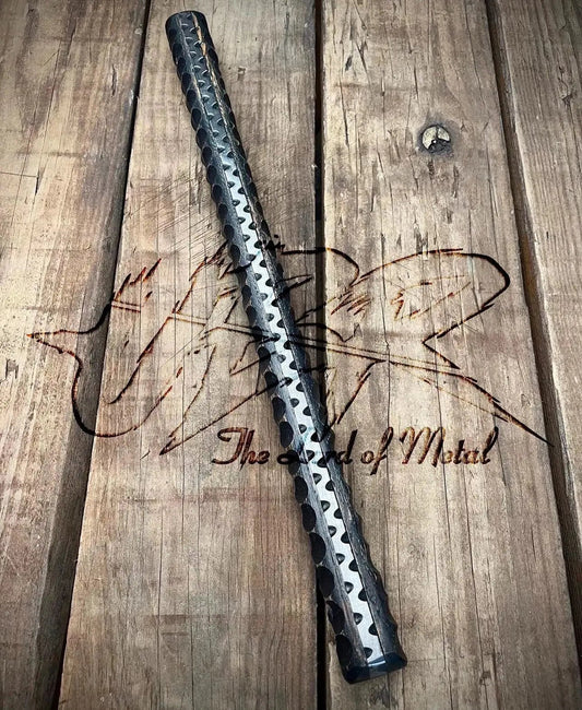 Handmade Steel & Wood Tire Thumper | 12” Trucker Knocking Stick Tool - Unique Blades Runner