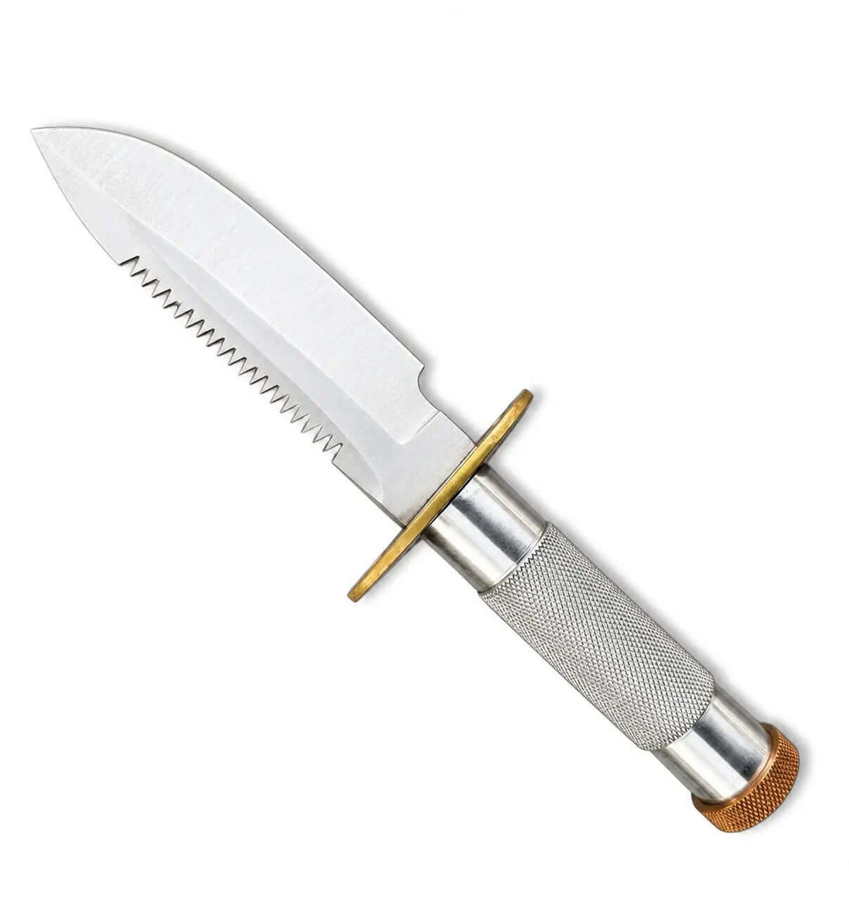Handmade Survival Knife – Hollow Handle Fixed Blade with Sawback Spine - Unique Blades Runner