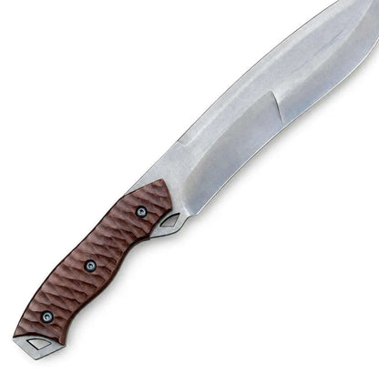 Handmade Tracker Knife – Carbon Steel Blade with Micarta Grip - Unique Blades Runner