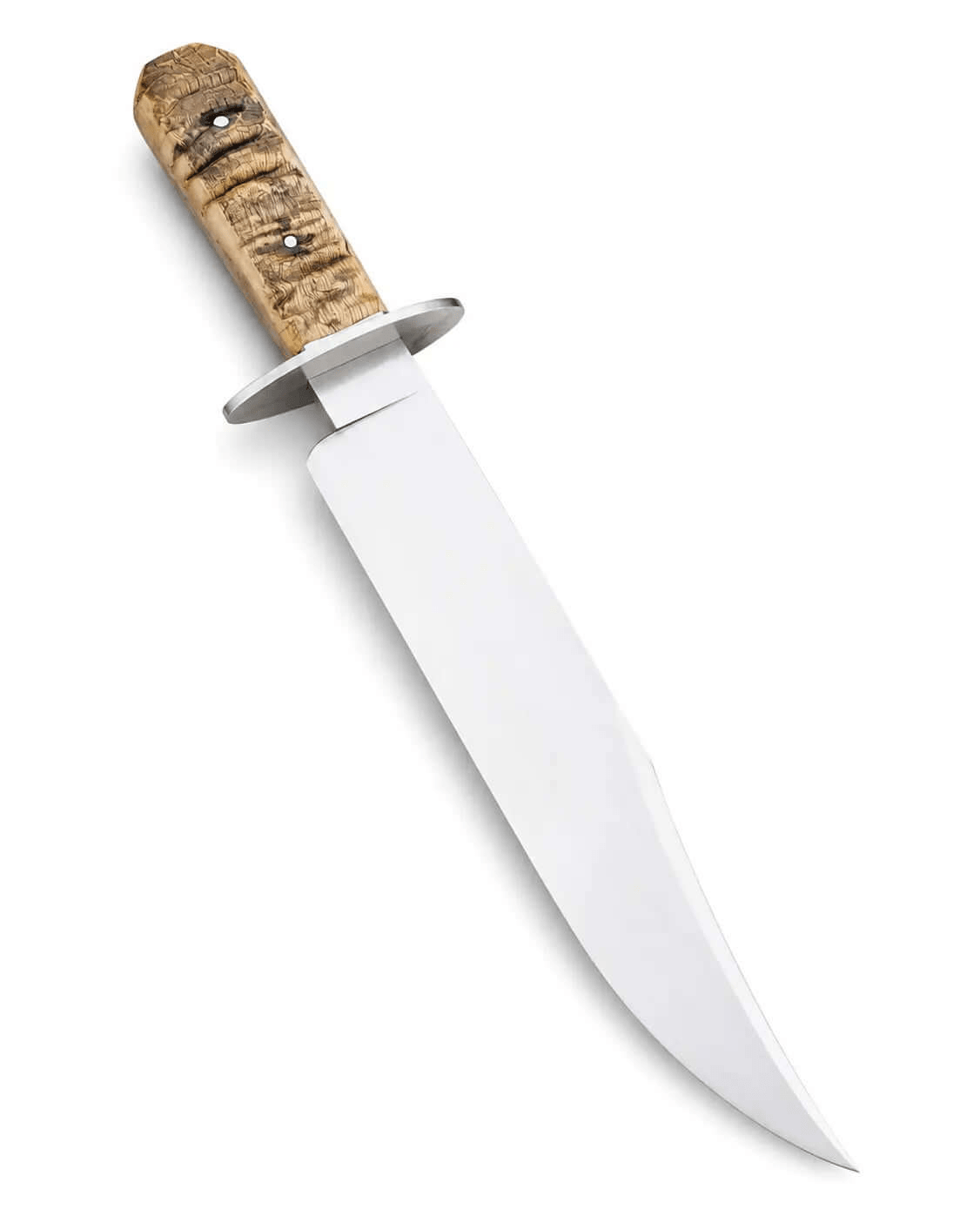 Horn Handle Bowie Knife – Handmade Large Fixed Blade - Unique Blades Runner