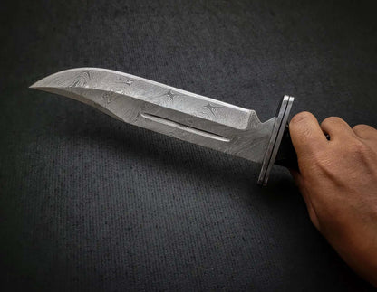 Horror Movie Knife Replica - Damascus Steel Scream Knife Replica - Unique Blades Runner
