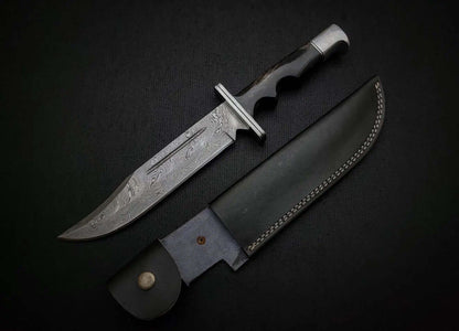 Horror Movie Knife Replica - Damascus Steel Scream Knife Replica - Unique Blades Runner