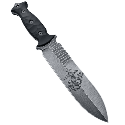Hunting Bowie Knife with Micarta Handle – Forged Steel Gift Knife - Unique Blades Runner