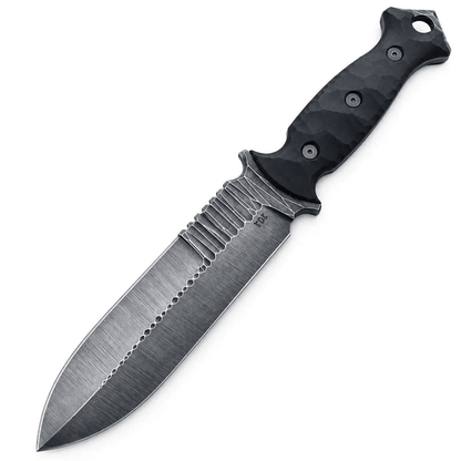 Hunting Bowie Knife with Micarta Handle – Forged Steel Gift Knife - Unique Blades Runner