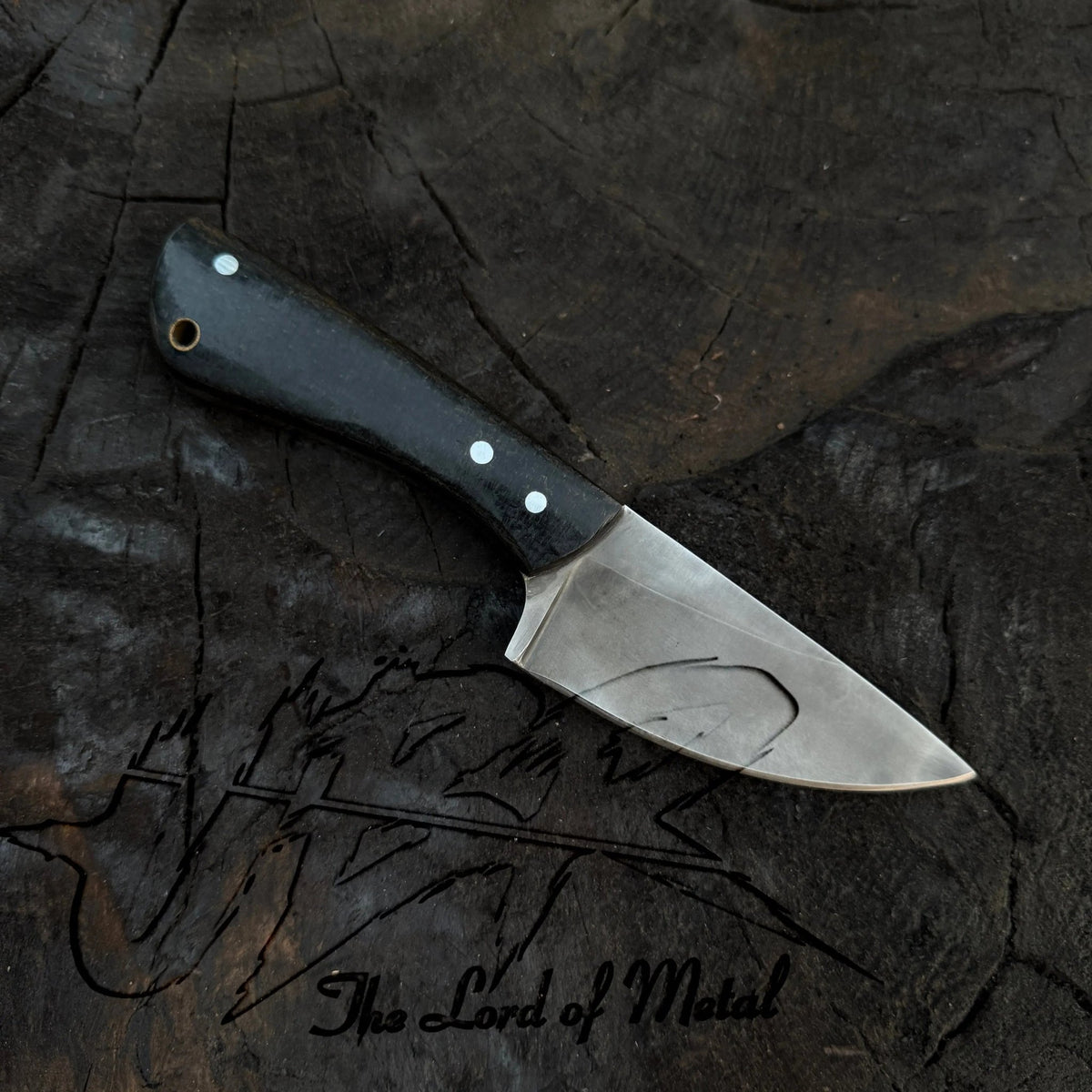 Hunting Skinner Knife | High Carbon Steel Blade With Micarta Handle - Unique Blades Runner