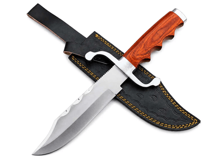 Jumanji Knife – Handmade Movie Fixed Blade with Wood Handle - Unique Blades Runner