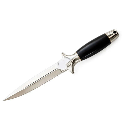 Kershaw Trooper Knife – Handmade Fixed Blade with Leather Sheath - Unique Blades Runner