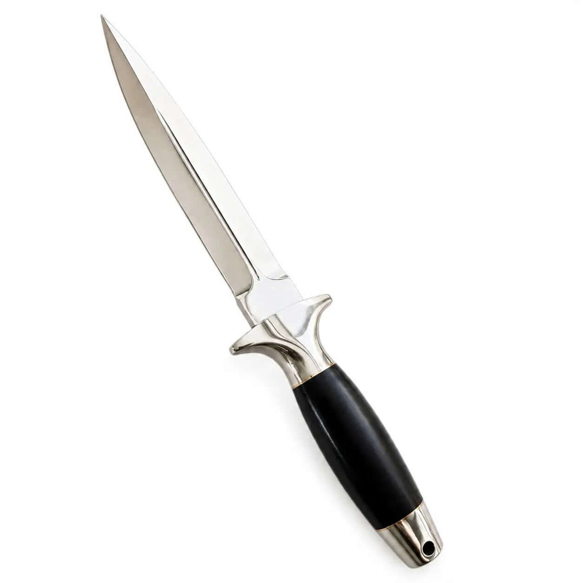 Kershaw Trooper Knife – Handmade Fixed Blade with Leather Sheath - Unique Blades Runner