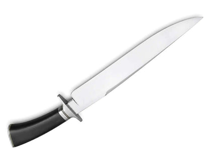 Large Bowie Knife – Handmade Fixed Blade with Black Handle - Unique Blades Runner