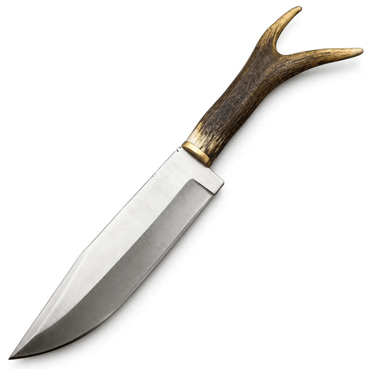 Legend of the Fall Knife - Antler Handle & Leather Sheath - Unique Blades Runner