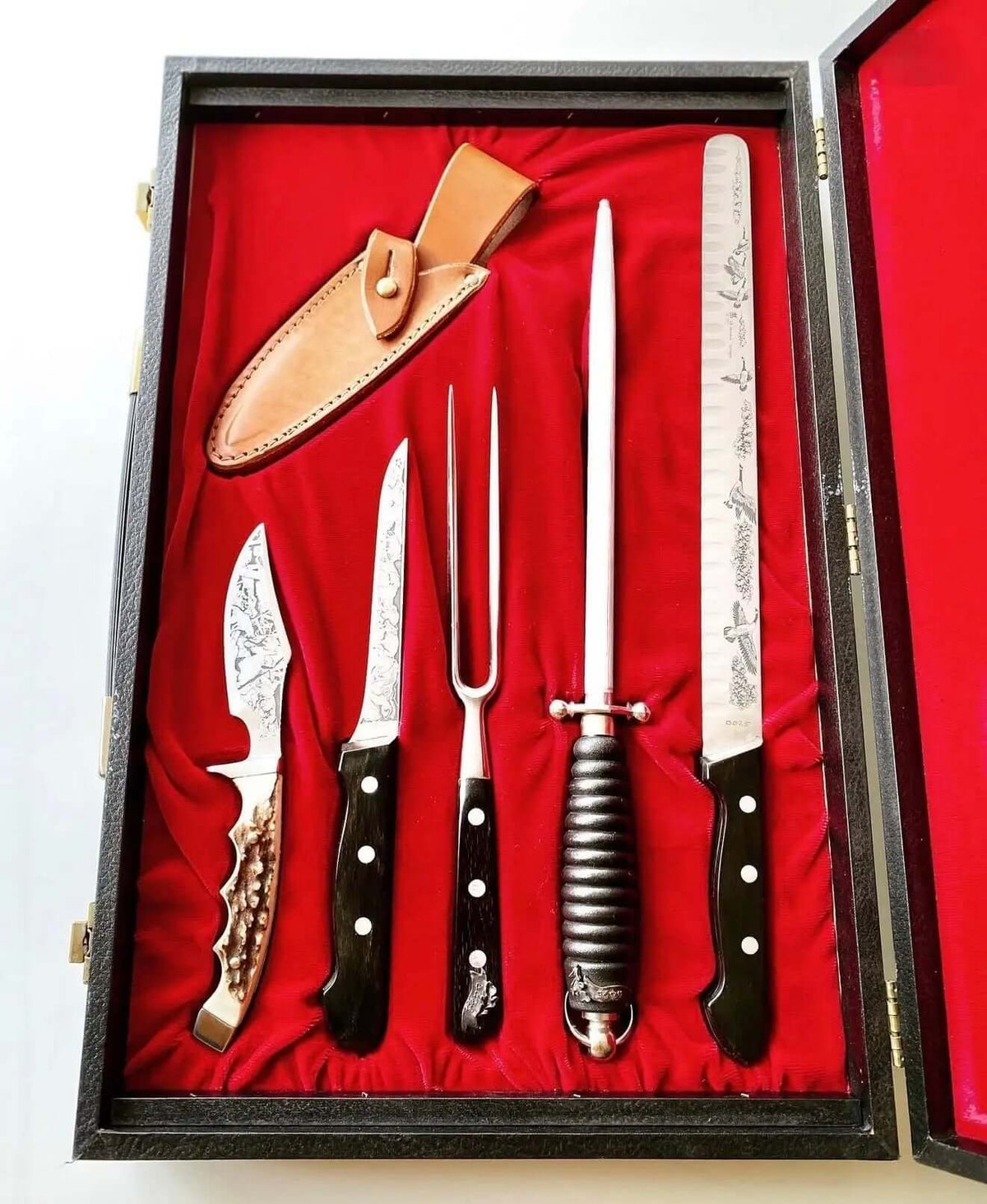 Limited Edition Vintage J.A. Henckels Twinworks (Solingen, Germany) 10-Piece Boxed Cutlery Set - Unique Blades Runner