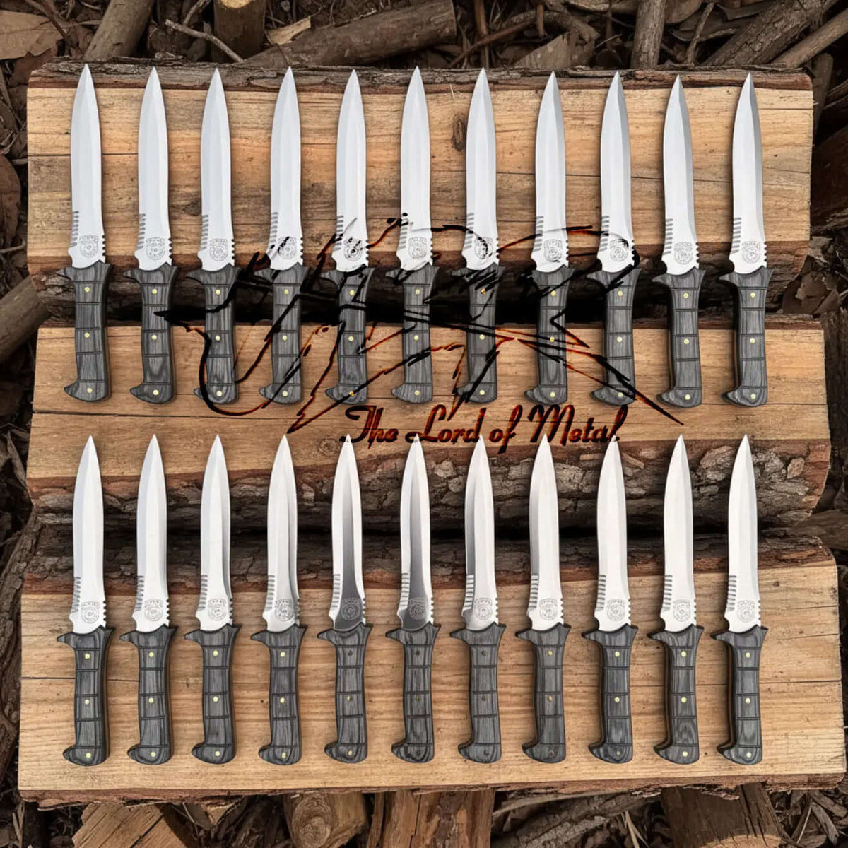 Lot of 20 Resident Evil 4 Knives | Jack Krauser Knives | Handmade Replica Set - Unique Blades Runner