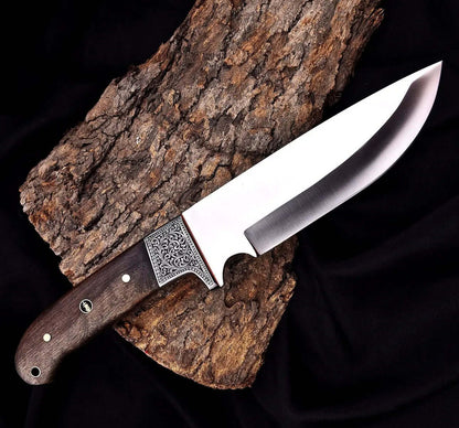 Lot of 25 Carbon Steel Hunting Knives | Handmade Wood Handle Knife Set - Unique Blades Runner