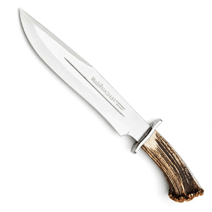 Muela Magnum 26 Stag Handle Bowie Knife – Spanish Classic Fixed Blade - Unique Blades Runner