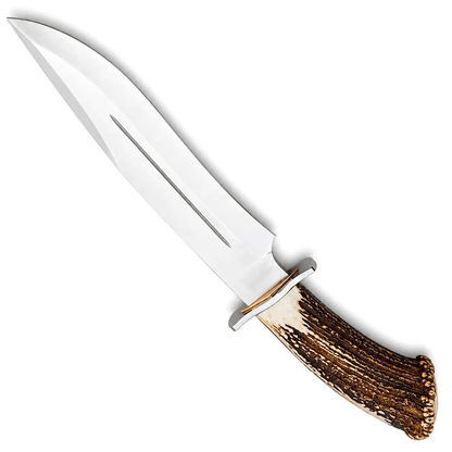 Muela Magnum 26 Stag Handle Bowie Knife – Spanish Classic Fixed Blade - Unique Blades Runner