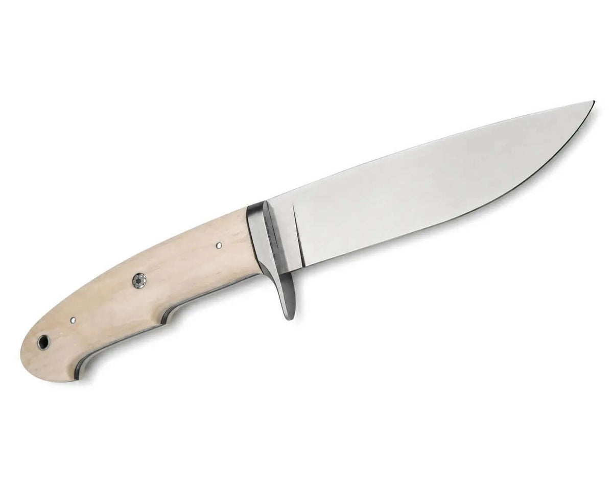 Outdoor Fixed Blade Hunting Knife – Handmade Fixed Blade with Natural Bone Handle - Unique Blades Runner
