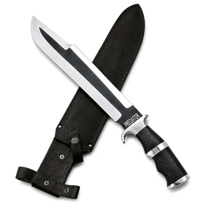 Predator Bowie Knife - High Carbon Steel with Leather Sheath - Unique Blades Runner