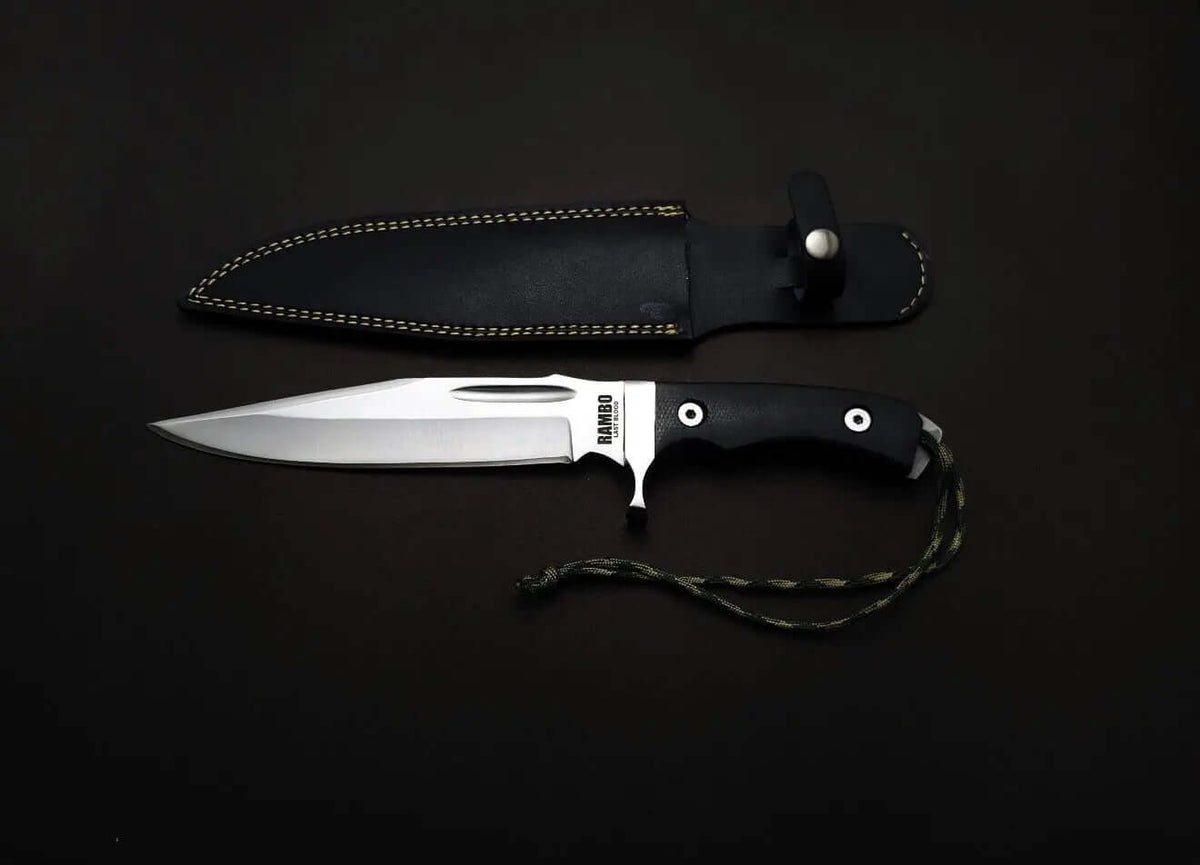 Rambo Last Blood Bowie Knife – Handmade D2 Tool Steel Replica - Unique Blades Runner