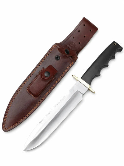 Randall Hunting Knife - Full Tang D2 Steel With Leather Sheath - Unique Blades Runner