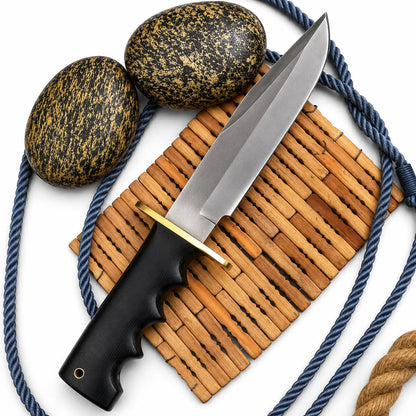 Randall Model 14 – Acid Washed D2 Steel Blade With Black Micarta - Unique Blades Runner