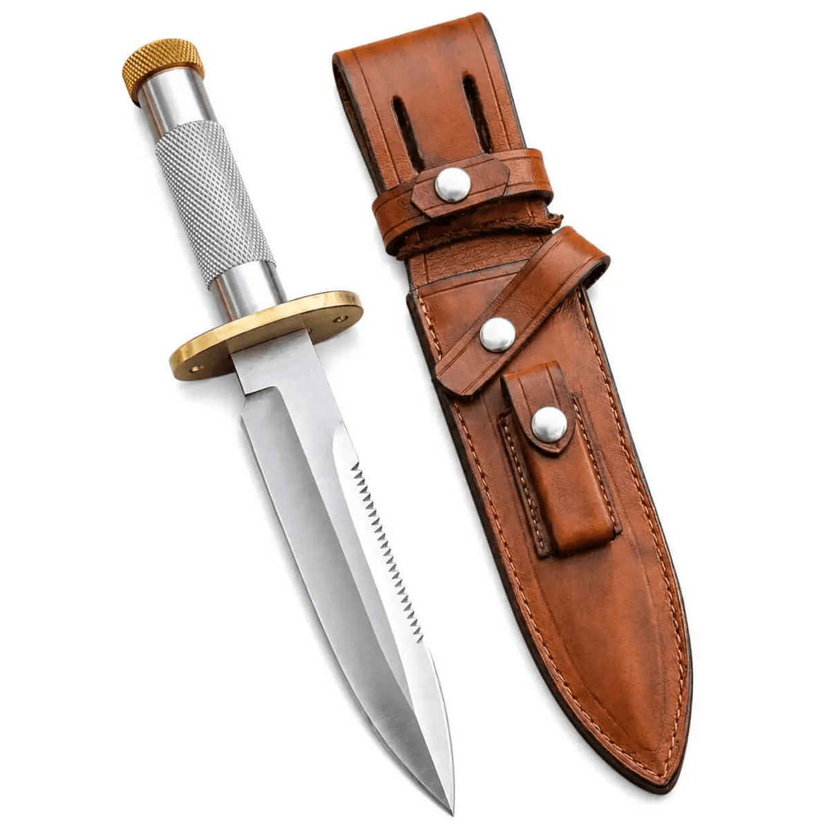 Randall Model 18 Survival Knife - Sawback Fixed Blade Knife - Unique Blades Runner