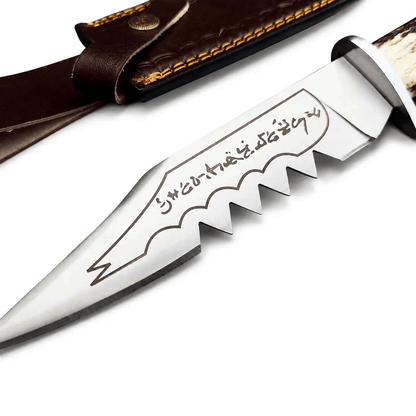 Ruby's Demon Killing Knife - Supernatural knife - Ruby's Prop Knife With Stag Antler - Unique Blades Runner