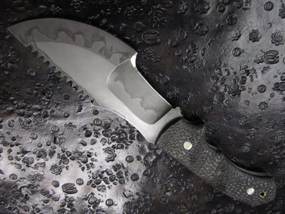 Hamon Finish Tracker Knife | Micarta Handle Collector Edition Unique Blades Runner