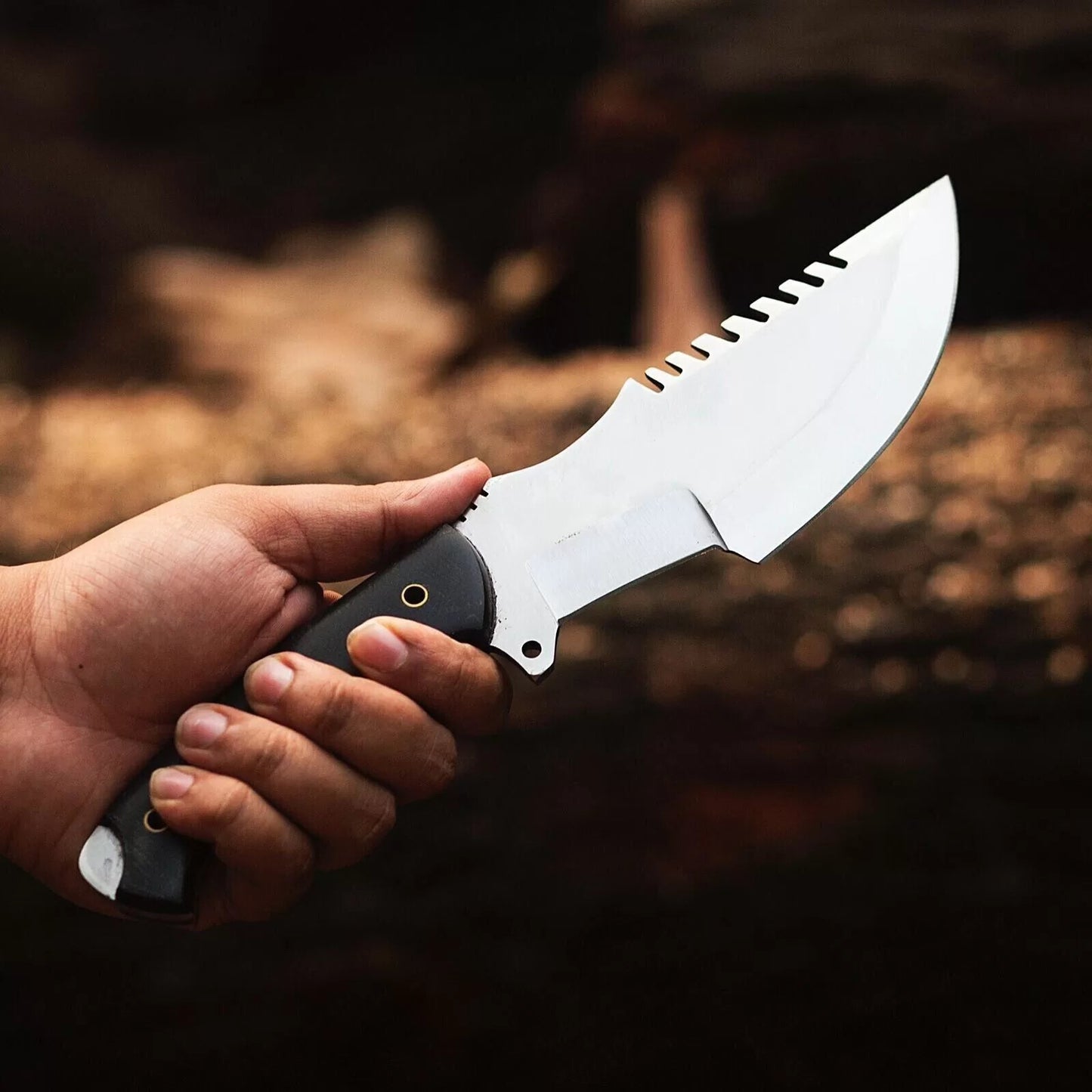 UBR Custom Handmade D2 Tool Steel Tracker Knife | Hunting & Camping Knife Unique Blades Runner